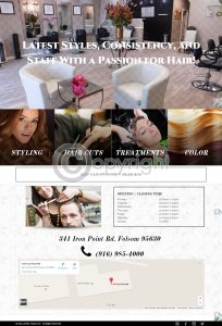 LaMiel Salon Website Portfolio